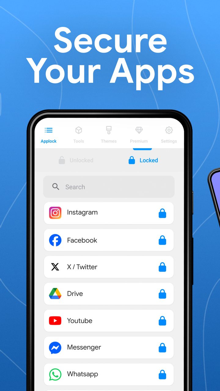 AppLock Pro lock screen