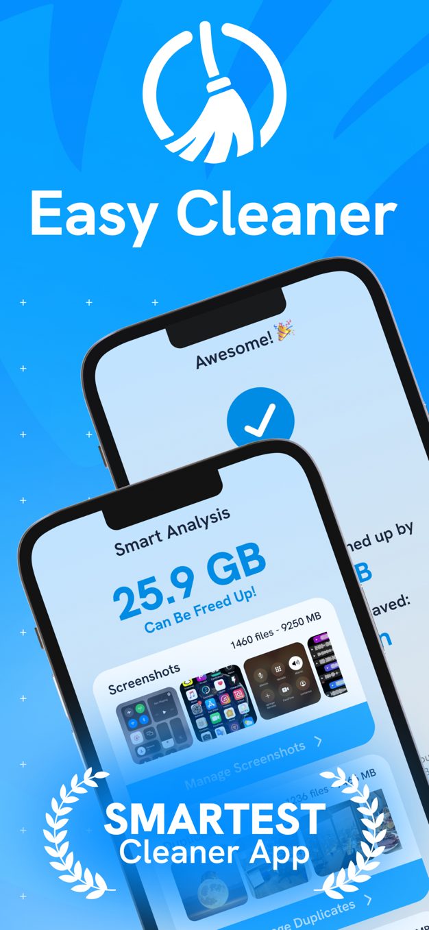 Easy Clean camera roll overview