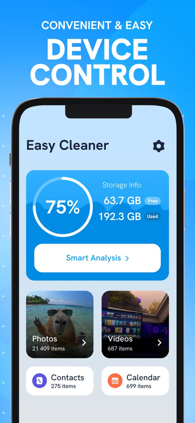Easy Clean swipe-to-delete photo review